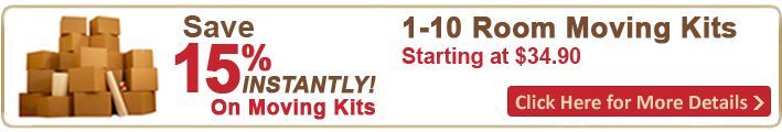 Save 15% on Moving Kits