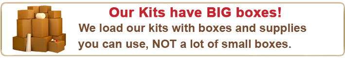 Big Moving Boxes Kits Big Moving Boxes Kits