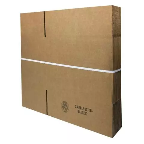 BOX USA Medium Moving Boxes - 16"L X 10"W X 10"H, Pack Of 10, Heavy Duty Corrugated