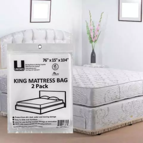 Got A Big Move? These Heavy Duty Mattress Bags (2-Pack) Keep Your Queen Bed Fresh & Clean!