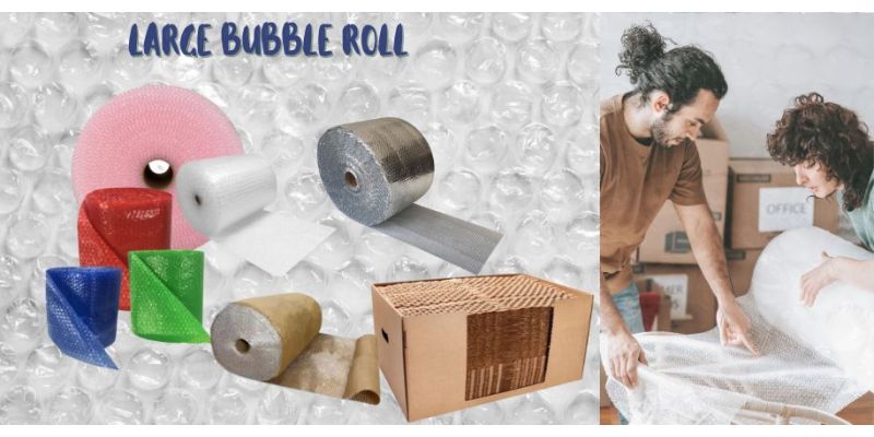 Large Bubble Cushion Wrap For Packing & Shipping