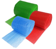 colored bubble cushioning Wrap