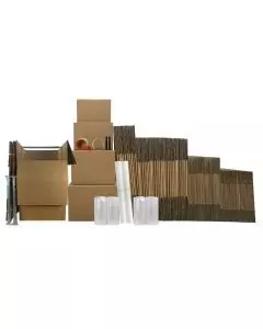 Ubmove 10 Room Economy Kit 116 Moving Boxes, Tape And Markers