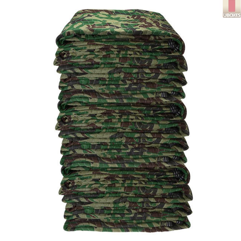 Camo Moving Blankets (12 Pack) 72" x 80" Deluxe Camouflage 28672859757