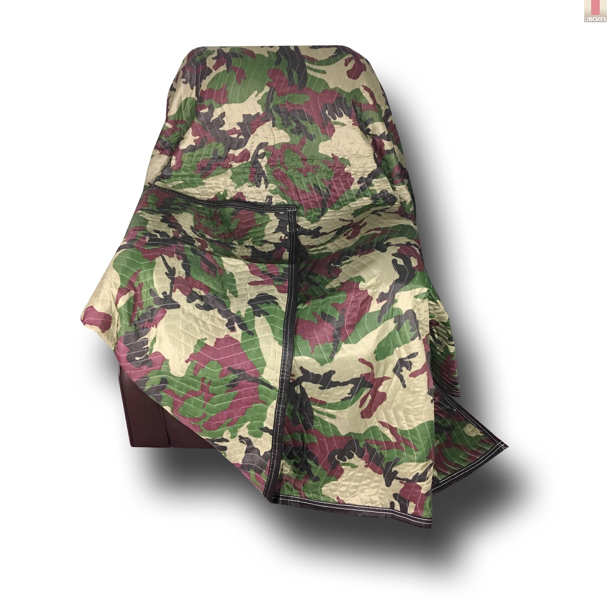 Camo Moving Blankets (12 Pack) 72" x 80" Deluxe Camouflage 28672859757