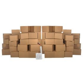 |UBMOVE Basic Moving Boxes Kit #4 contains 52 packing boxes 
