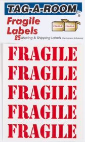 Fragile Labels for Boxes
