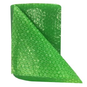 Green Bubble Roll manufactured of recyclable polyethylene material |uBoxes