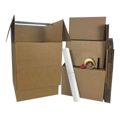 Wardrobe Moving Boxes Kit #1 Pack Everything  in One Kit 

