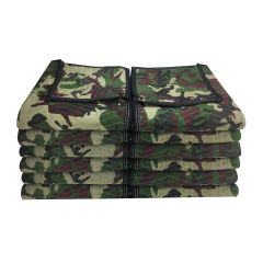 Camouflage Moving Blankets pack of  12 pieces.