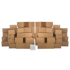 |UBMOVE Basic Moving Boxes Kit #4 contains 52 packing boxes 
