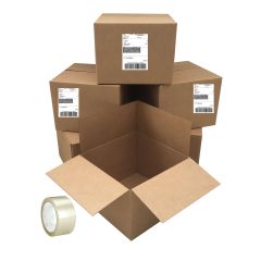 College Moving Kit With Labels | uBoxes