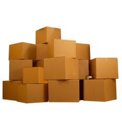  A kit with 18 Small Moving boxes, 18 Medium Moving boxes and 9 Large Moving Boxes for you to pack from your books to your microwave, lamps and much more
