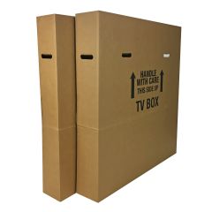 LED Plasma Uboxes TVMOVEBOXES2 TV Moving Box Flat Screen Fits TVs 32 to 70 Adjustable Box LCD 