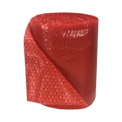 Lightweight Red Bubble Roll 50' For Packing Boxes