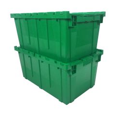 Uboxes green heavy-duty garage tote 