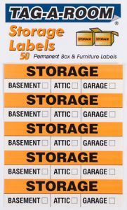 Labels for Storage Boxes