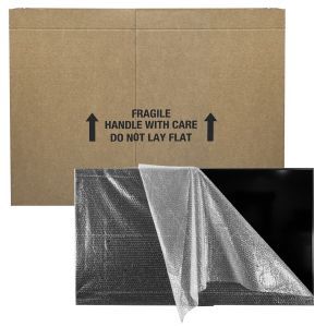 TV/Picture/Mirror Moving Boxes, up to 50" TV,  3 Pack 48" x 4" x 33"