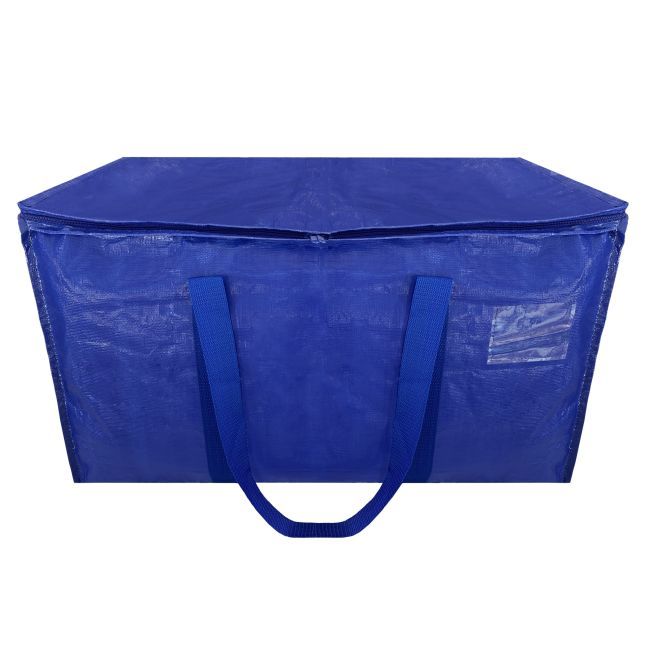 4 Pack UBMOVE Large Moving Bags with Zippers & Carrying Handles, Waterproof Storage Tote Moving Boxes for Space Saving Storage
