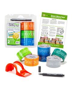 Room Labeling Tape - 2 Bedrooms