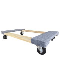 4 Wheel Dolly 18"x30" Economy with 3" Black Wheel