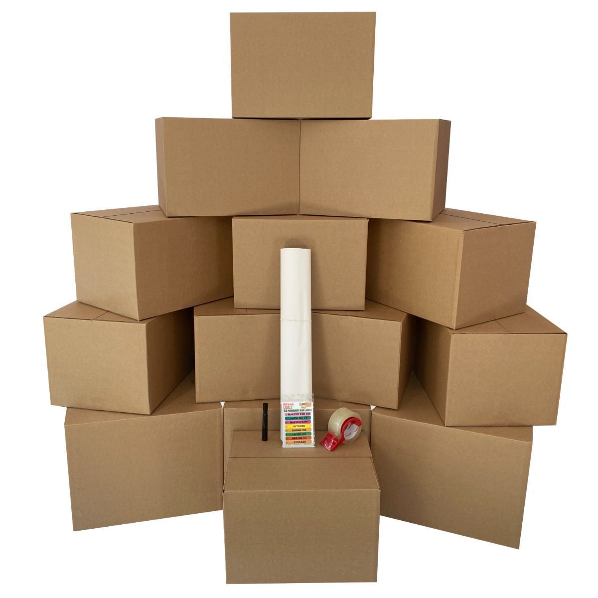 3-4 Bedroom Moving Package - 75 Boxes