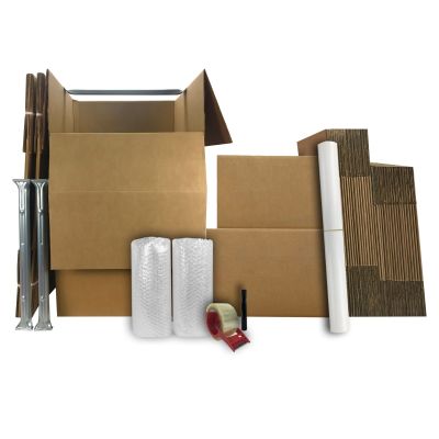 |UBMOVE Wardrobe Moving Boxes Kit #3 is a complete kit to do your packing and protect your goods during transit 