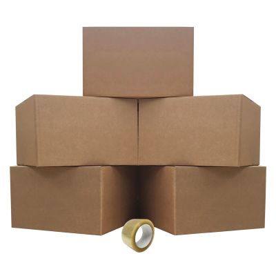 5 Huge Boxes Moving Shipping Box Kit
