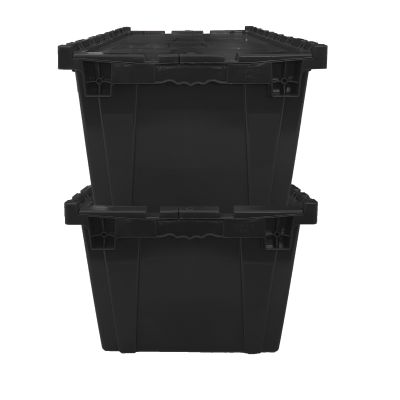 Black Storage Packing Plastic Crates, 27