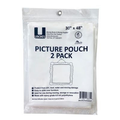 Picture Pouches allow full visibility of the artwork without removing it from the pouch |UBMOVE

