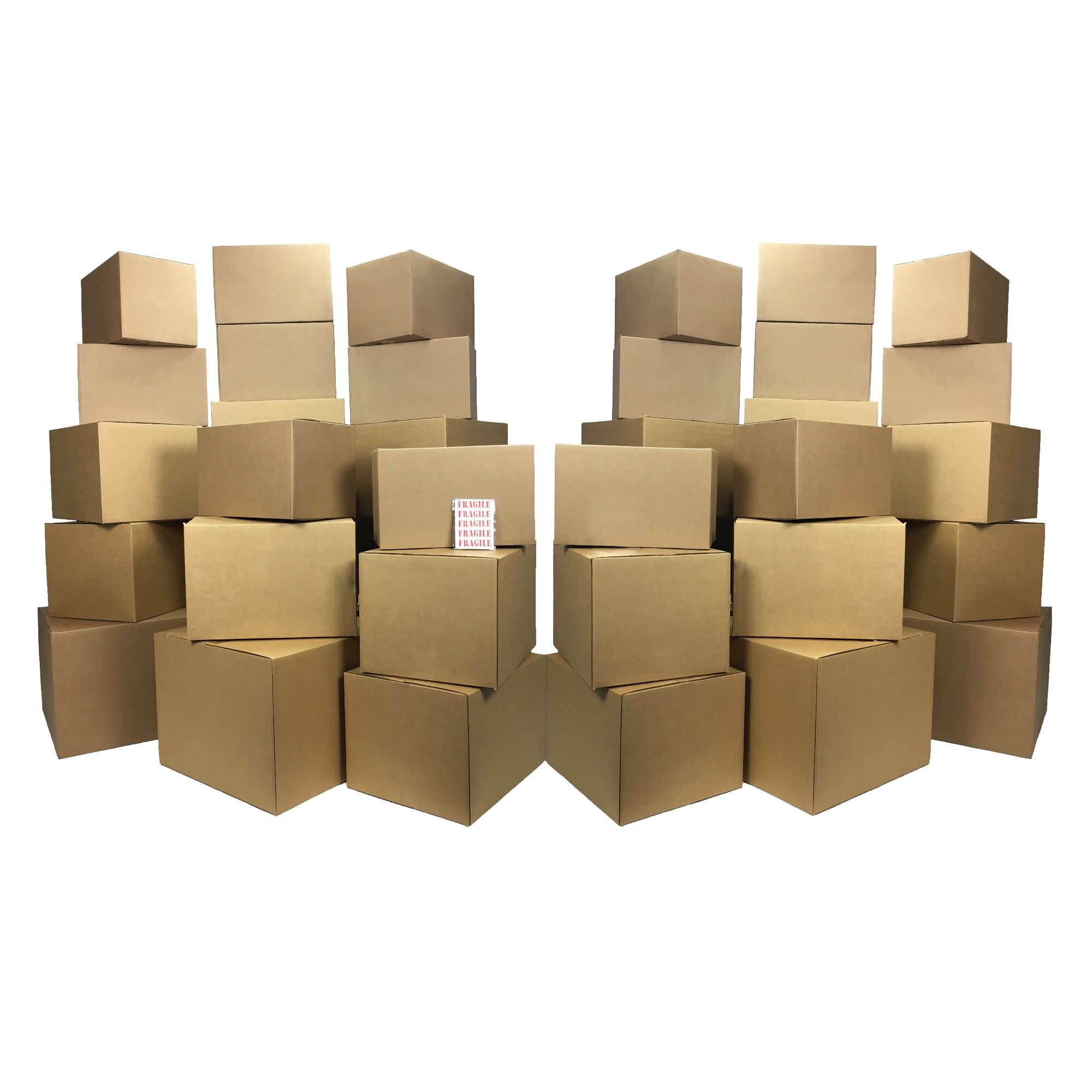 UBMOVE Moving Kit #5 42 Small/Medium/Large Boxes and Room Labels ...