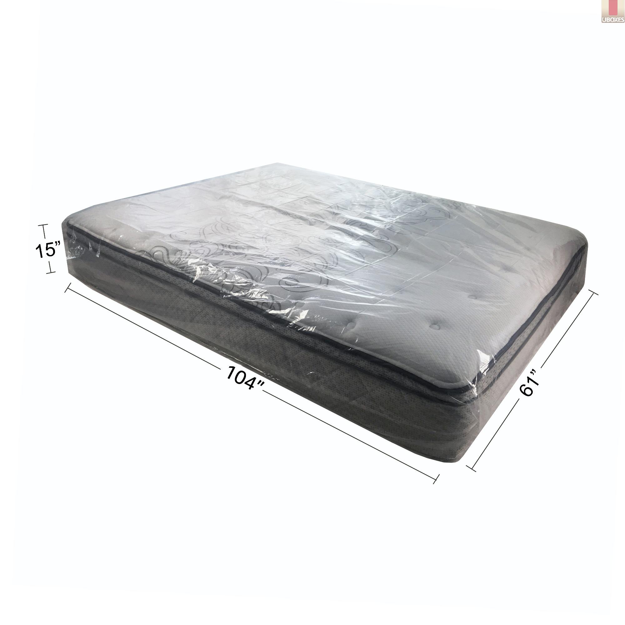 UHaul Deluxe King Mattress & Box Spring Bag Set LUXURY LINE W/BUILT IN