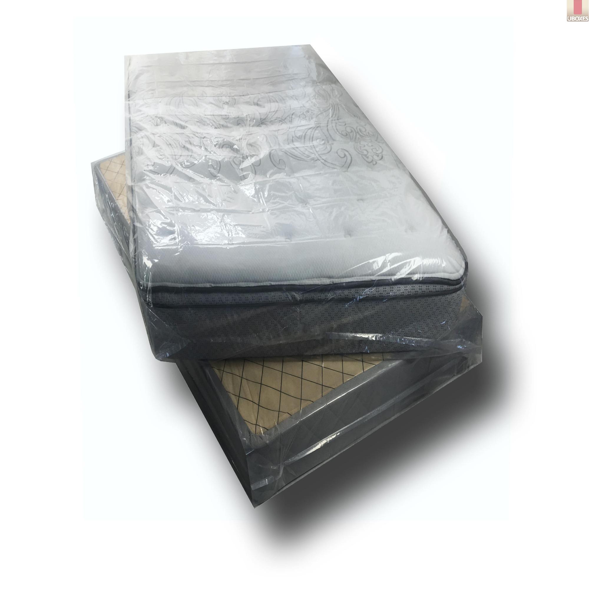 UBoxes Twin Mattress Bags 40" x 12" x 86" Set of 2 for Box Spring