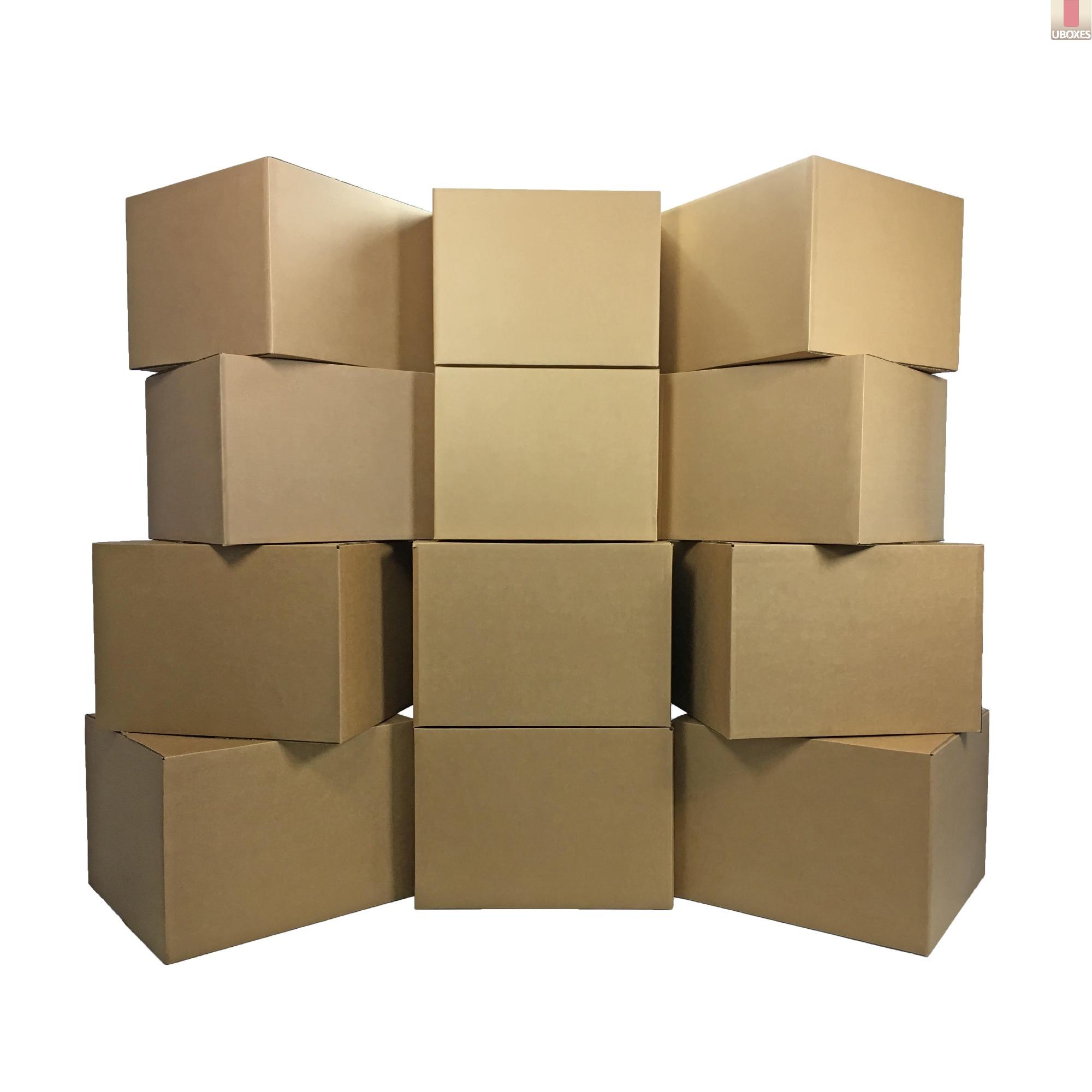 Uboxes 12 Large Corrugated Moving Boxes 20 X 20 X15 741360976603 Ebay