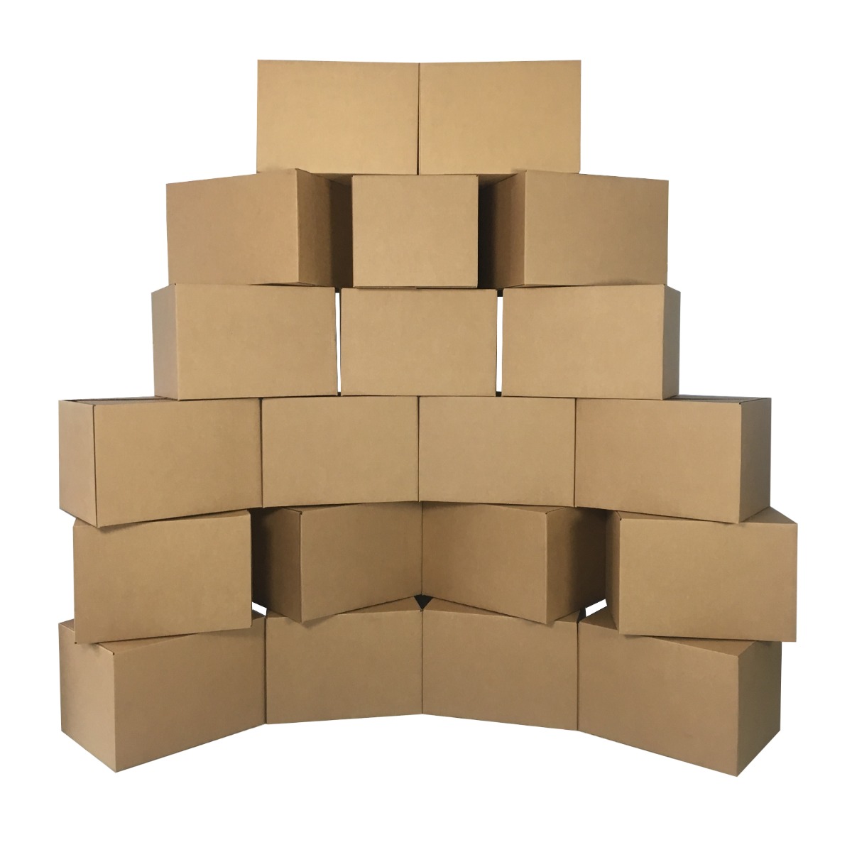 Brown 18 x 18 x 24 Uboxes Moving Boxes with Handles 10 Premium Large BOXINDSLAR10 