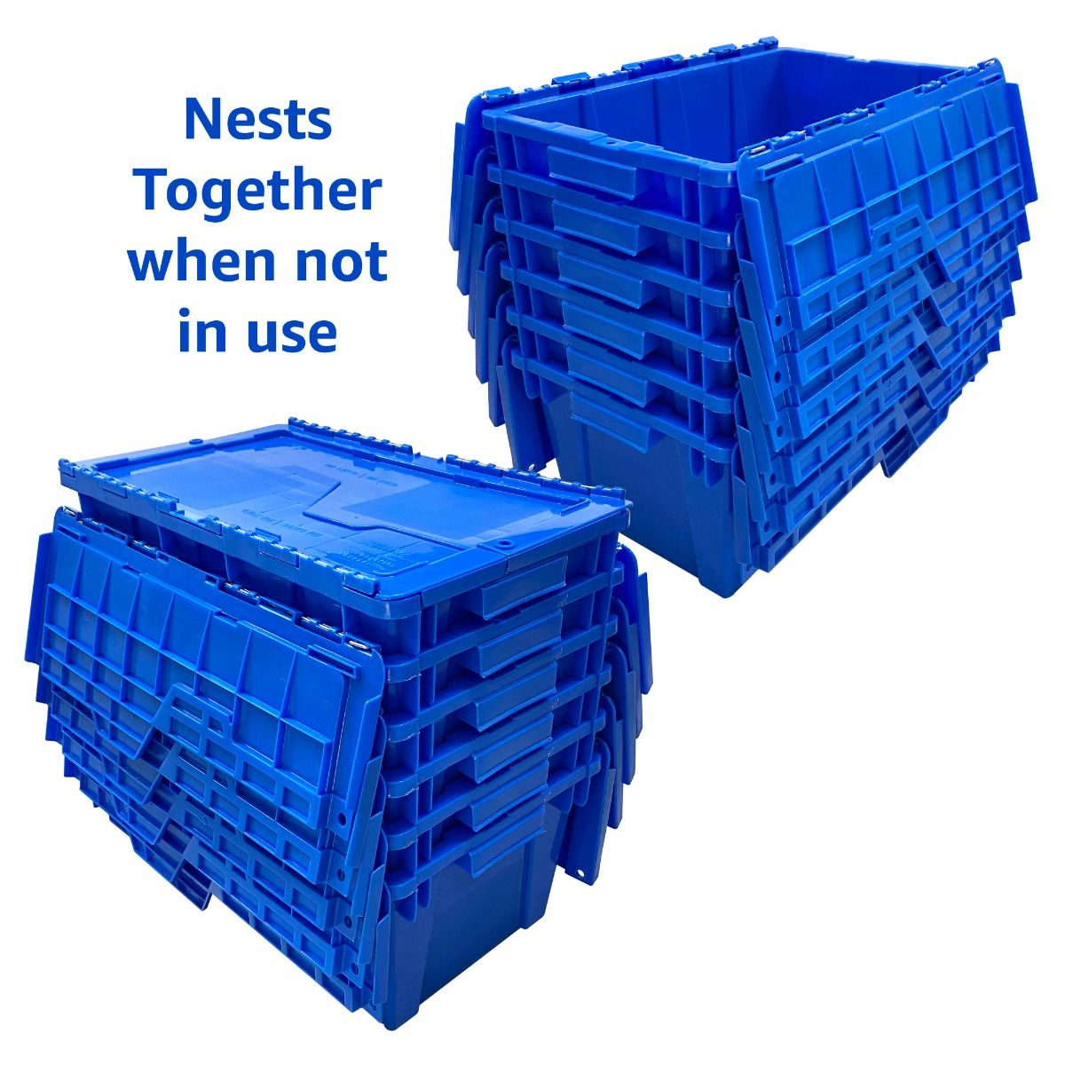Cajas de plástico UBMOVE con tapa para movimiento y almacenamiento - Imagen 12 de 12