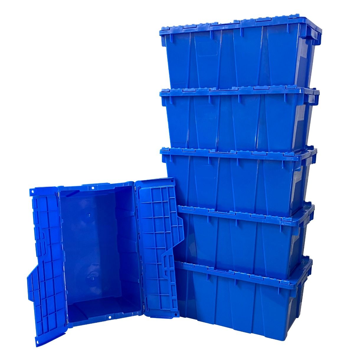 Cajas de plástico UBMOVE con tapa para movimiento y almacenamiento - Imagen 10 de 12